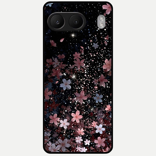  Starlit Flower Dreams Glass Case For Oneplus Nord 4 back cover – full design glossy printed glass finish