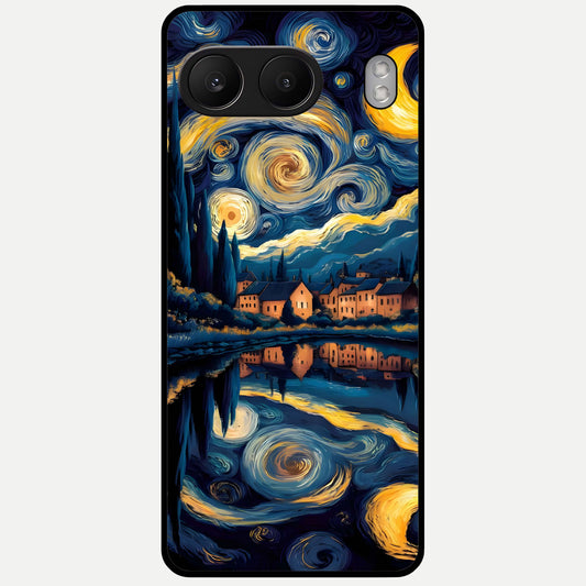  Starry Sky Serenity Glass Case For Oneplus Nord 4 back cover – full design glossy printed glass finish