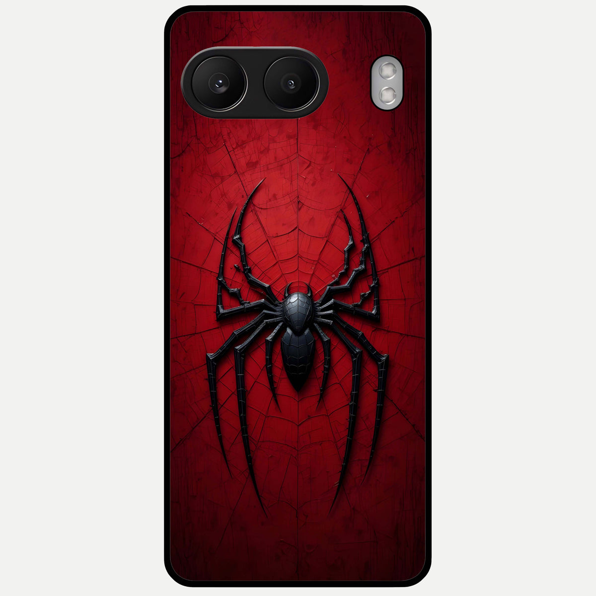  Superhero Web Emblem Glass Case For Oneplus Nord 4 back cover – full design glossy printed glass finish