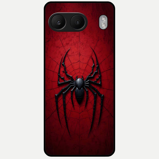  Superhero Web Emblem Glass Case For Oneplus Nord 4 back cover – full design glossy printed glass finish