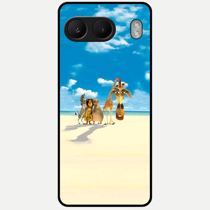  Tropical Fun Squad Glass Case For Oneplus Nord 4 back cover – full design glossy printed glass finish