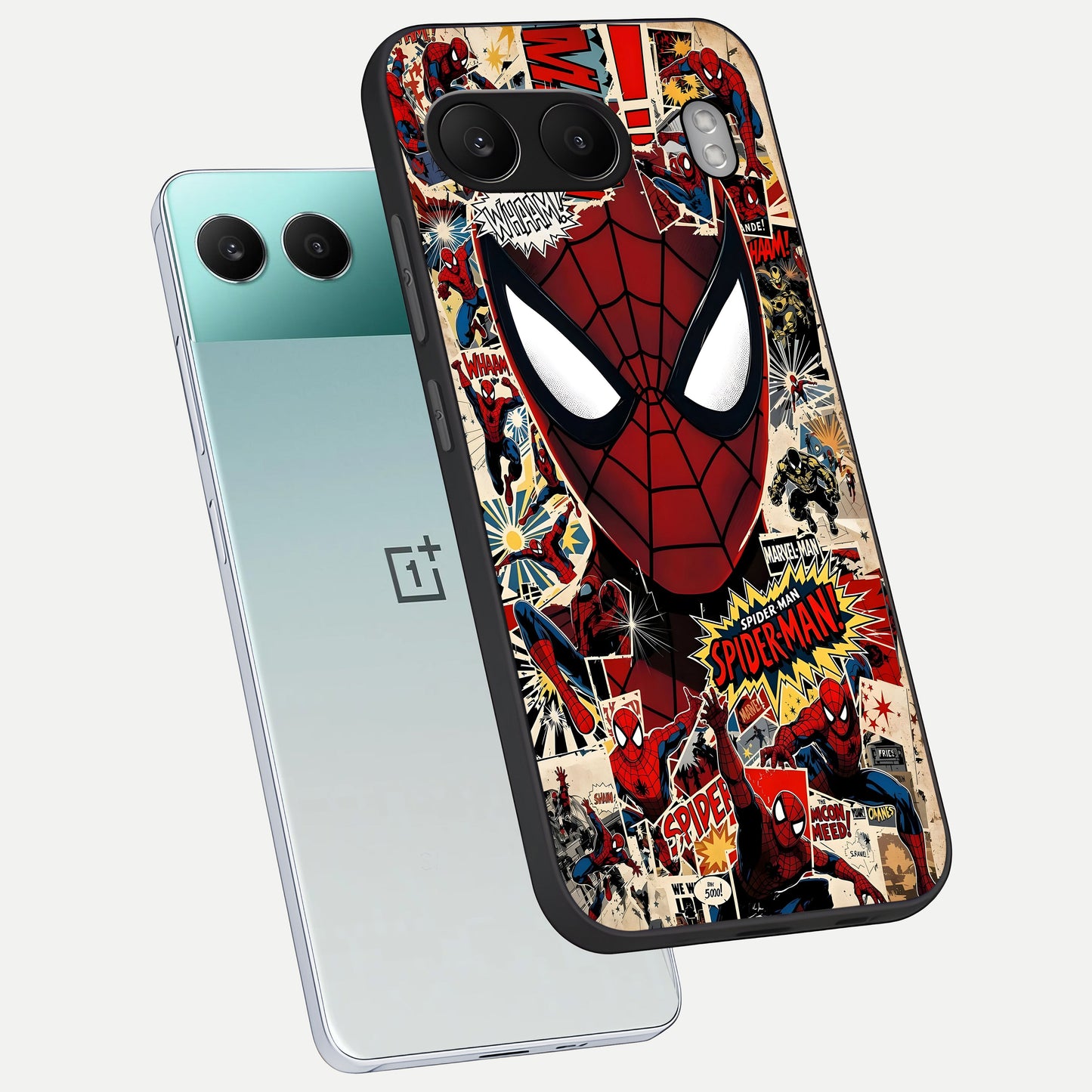  Aesthetic Wonder Spider phone case For Oneplus Nord 4 showing premium glass back cover with detailed artwork
