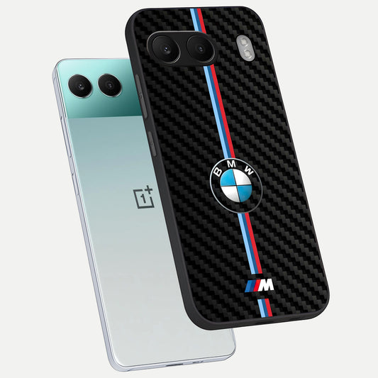  BMW Pattern phone case For Oneplus Nord 4 showing premium glass back cover with detailed artwork
