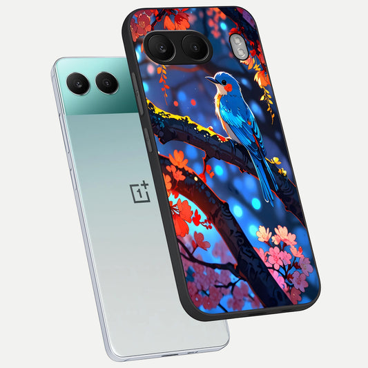  Blooming Water Drift phone case For Oneplus Nord 4 showing premium glass back cover with detailed artwork