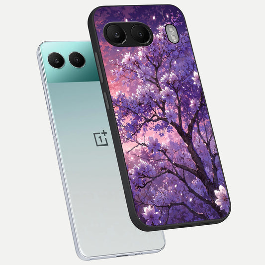 Blossom Tree phone case For Oneplus Nord 4 showing premium glass back cover with detailed artwork