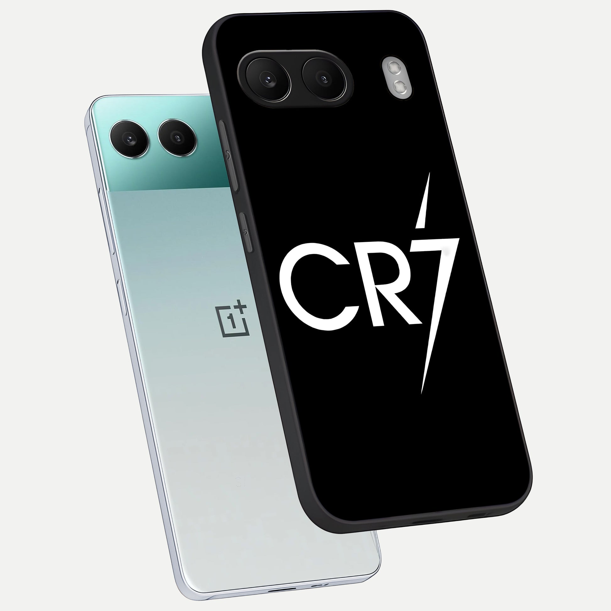  CR7 Elite Strike phone case For Oneplus Nord 4 showing premium glass back cover with detailed artwork