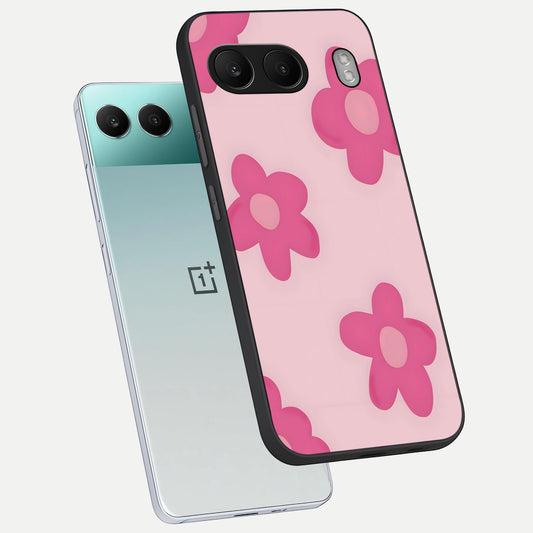  Candy Bloom Dreams phone case For Oneplus Nord 4 showing premium glass back cover with detailed artwork