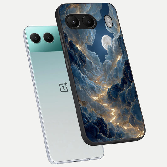  Celestial Cloud Road phone case For Oneplus Nord 4 showing premium glass back cover with detailed artwork