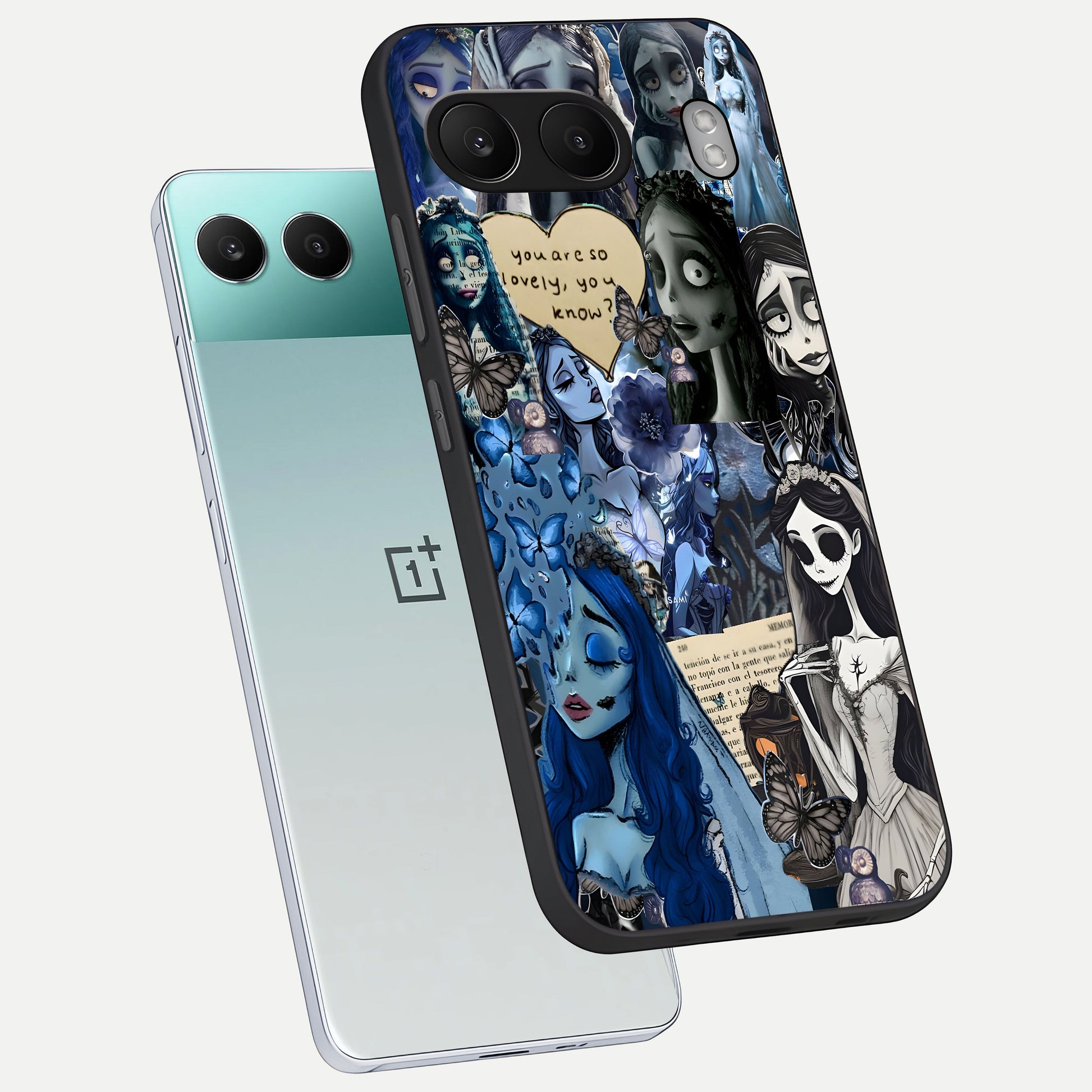  Corpse Bride Posters phone case For Oneplus Nord 4 showing premium glass back cover with detailed artwork