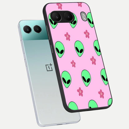 Cosmic Cute Crush phone case For Oneplus Nord 4 showing premium glass back cover with detailed artwork