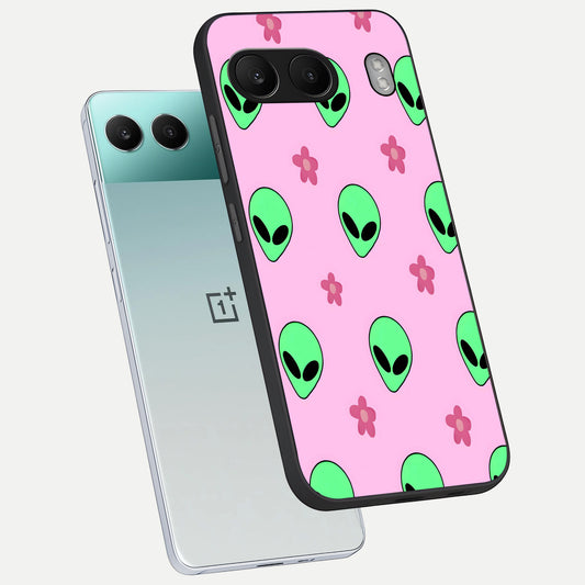  Cosmic Cute Crush phone case For Oneplus Nord 4 showing premium glass back cover with detailed artwork