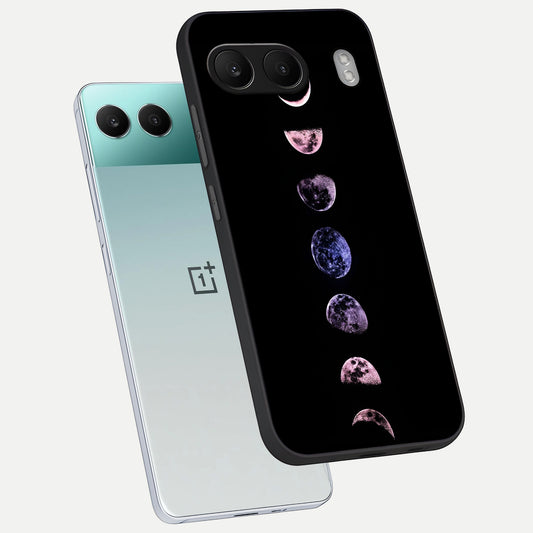  Crimson All Planets phone case For Oneplus Nord 4 showing premium glass back cover with detailed artwork