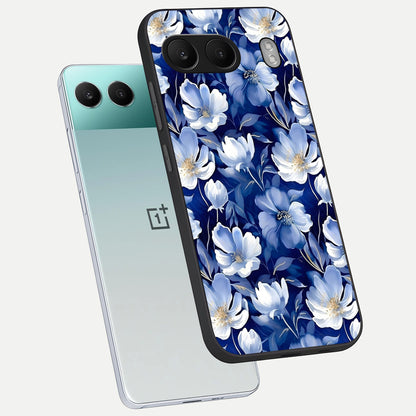  Cute Floral Patterns phone case For Oneplus Nord 4 showing premium glass back cover with detailed artwork