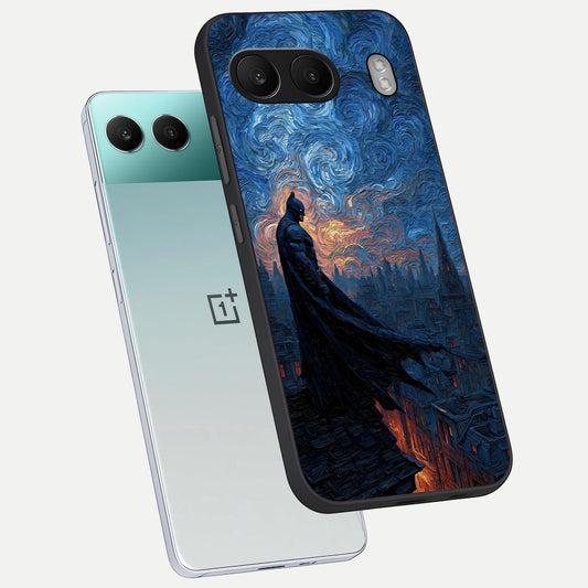  Dark Knight Dusk phone case For Oneplus Nord 4 showing premium glass back cover with detailed artwork
