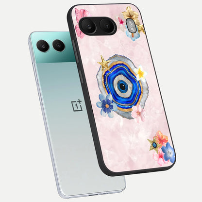  Divine Aura Bloom phone case For Oneplus Nord 4 showing premium glass back cover with detailed artwork