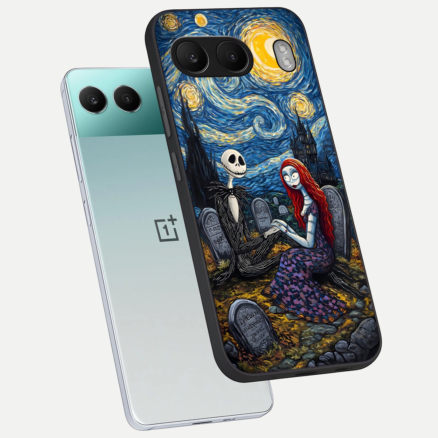  Eternal Night Love phone case For Oneplus Nord 4 showing premium glass back cover with detailed artwork