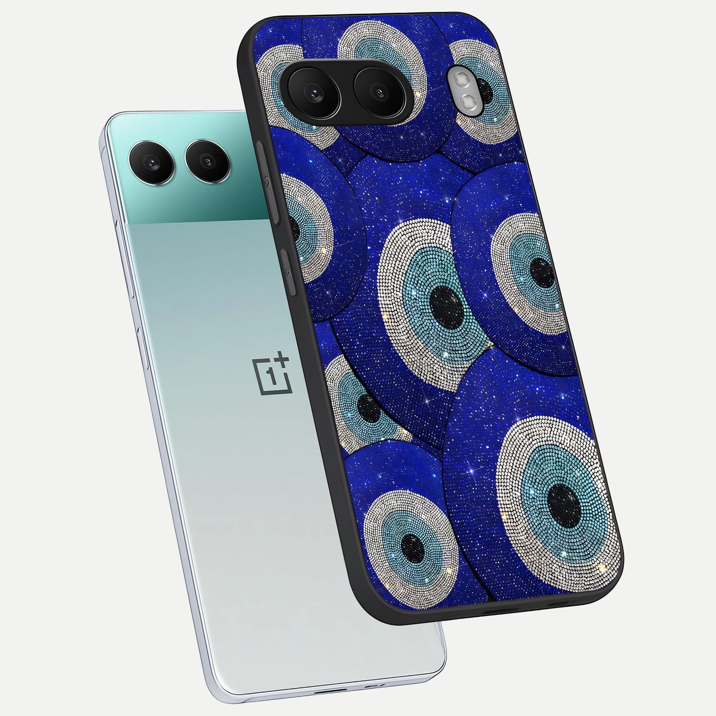  Galaxy Eye Flow phone case For Oneplus Nord 4 showing premium glass back cover with detailed artwork