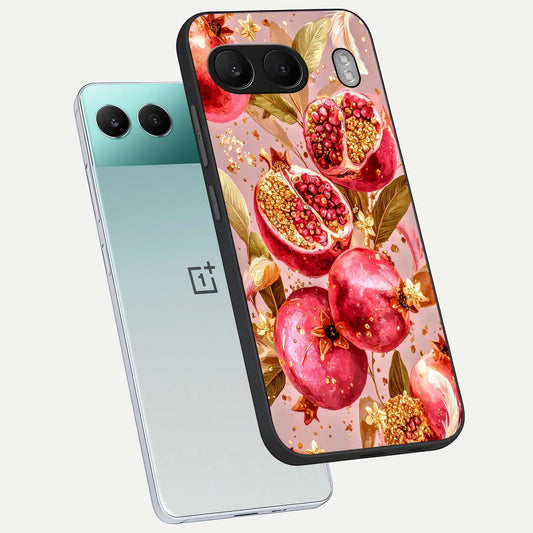  Golden Bloom Glow phone case For Oneplus Nord 4 showing premium glass back cover with detailed artwork