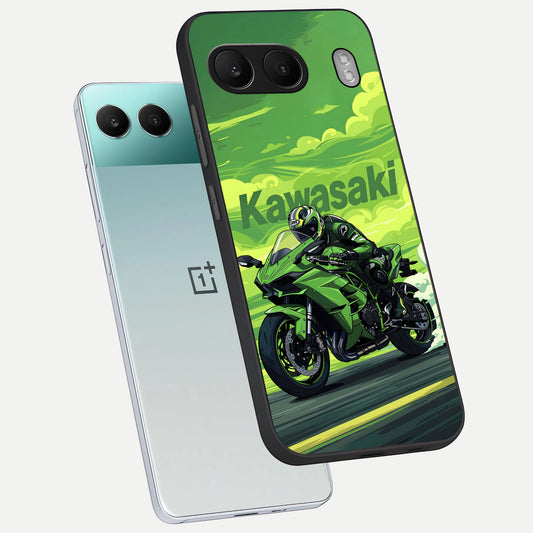  Greenery Sky phone case For Oneplus Nord 4 showing premium glass back cover with detailed artwork
