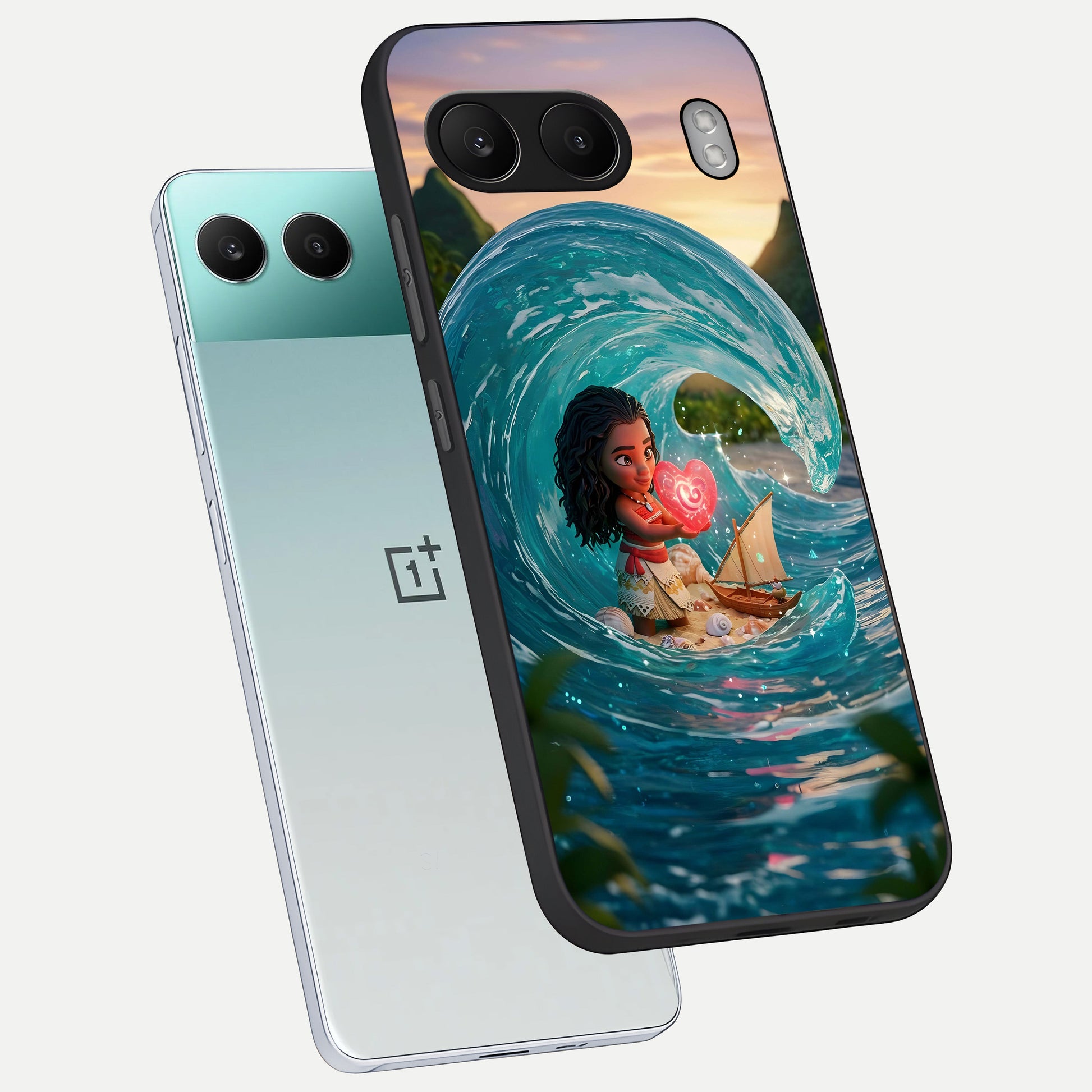  Heart of Ocean phone case For Oneplus Nord 4 showing premium glass back cover with detailed artwork