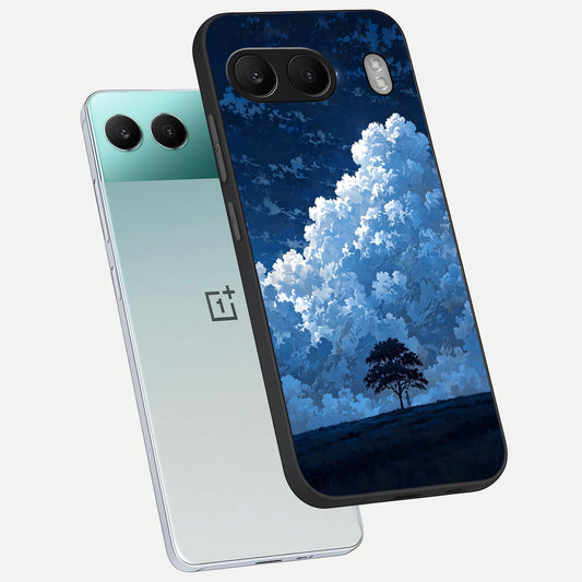  Midnight Sky Serenity phone case For Oneplus Nord 4 showing premium glass back cover with detailed artwork