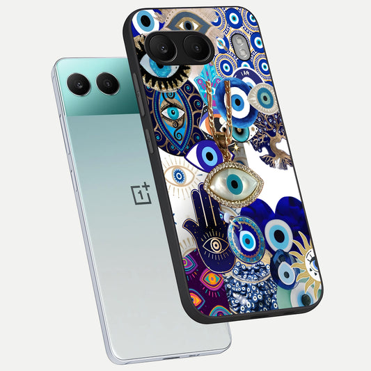  Mystic Charm Eye phone case For Oneplus Nord 4 showing premium glass back cover with detailed artwork