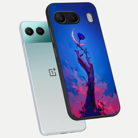  Mystic Hand phone case For Oneplus Nord 4 showing premium glass back cover with detailed artwork