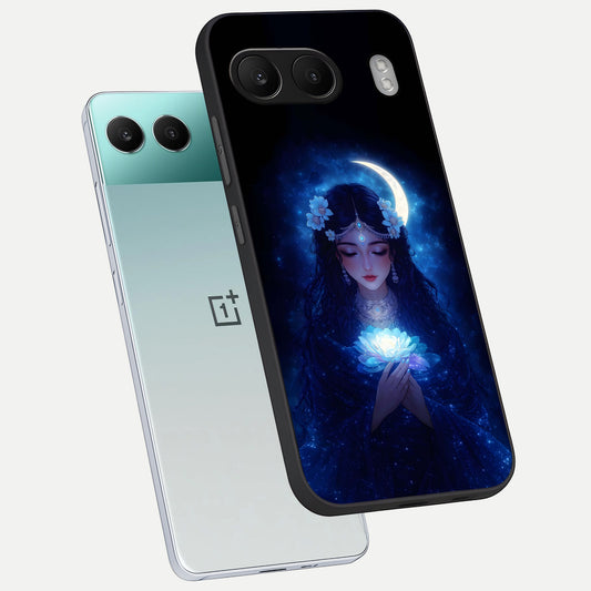  Mystic Moon Queen phone case For Oneplus Nord 4 showing premium glass back cover with detailed artwork