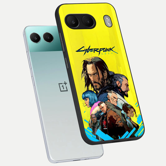  Neon Rebel Genesis phone case For Oneplus Nord 4 showing premium glass back cover with detailed artwork