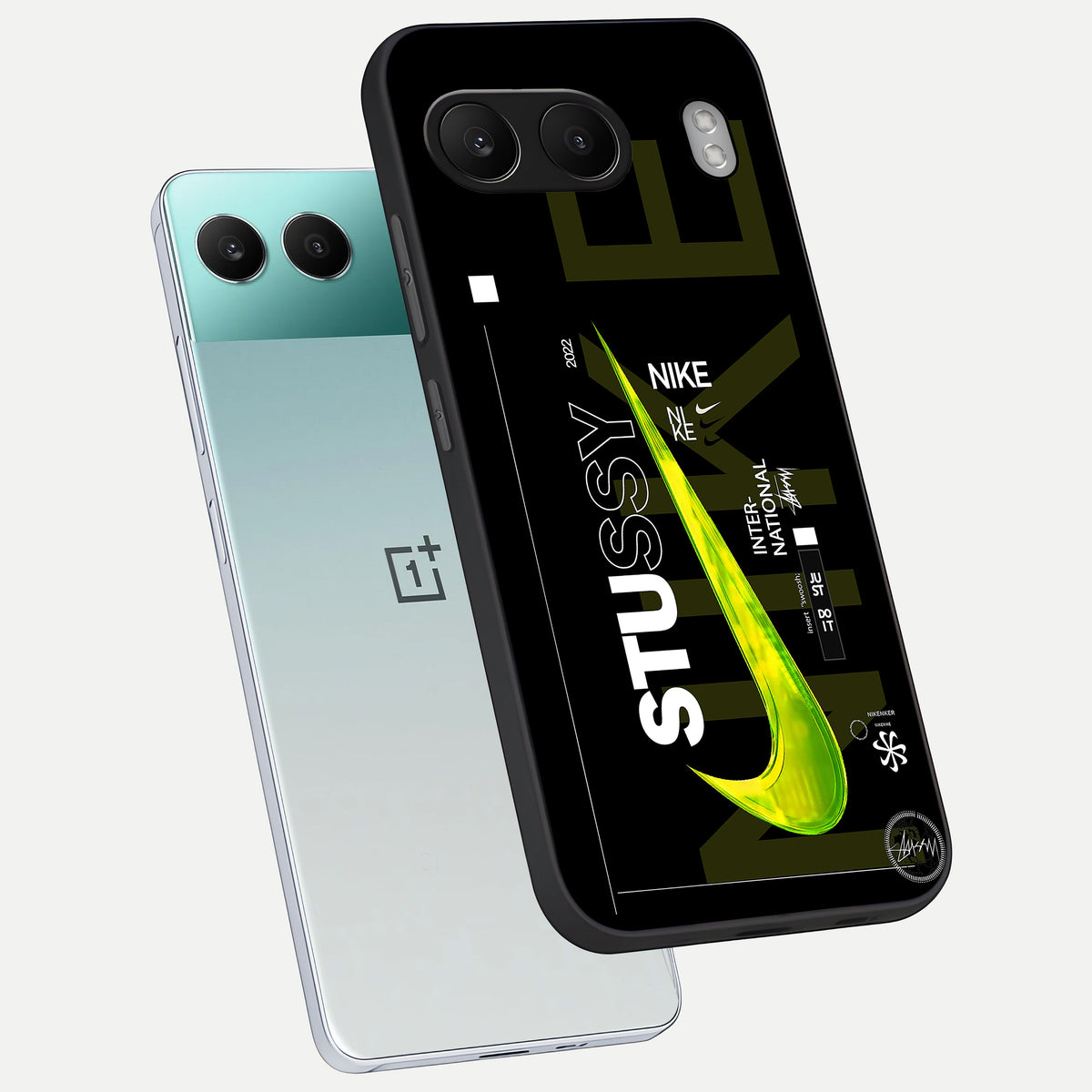  Neon Street Edition phone case For Oneplus Nord 4 showing premium glass back cover with detailed artwork