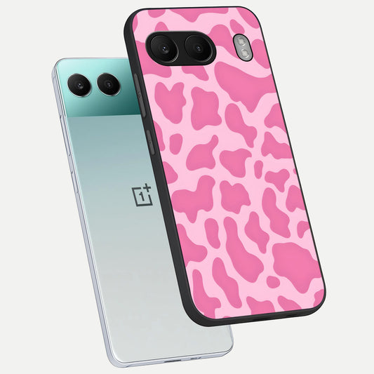  Pinkish Scenery phone case For Oneplus Nord 4 showing premium glass back cover with detailed artwork