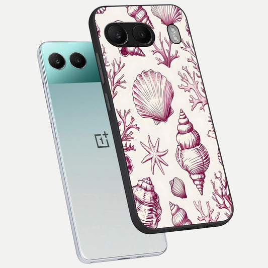  Pink Power Sparks phone case For Oneplus Nord 4 showing premium glass back cover with detailed artwork
