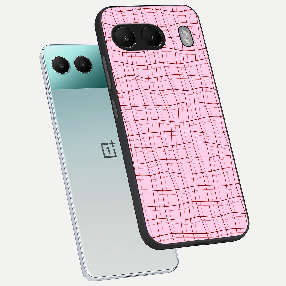  Soft Grid Bliss phone case For Oneplus Nord 4 showing premium glass back cover with detailed artwork