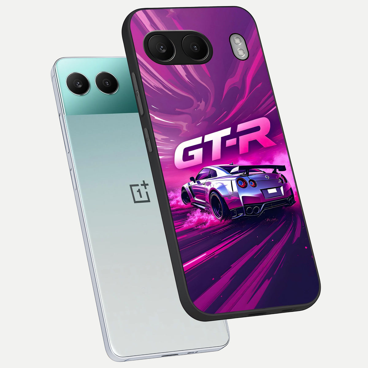  Speed Drift Legend phone case For Oneplus Nord 4 showing premium glass back cover with detailed artwork