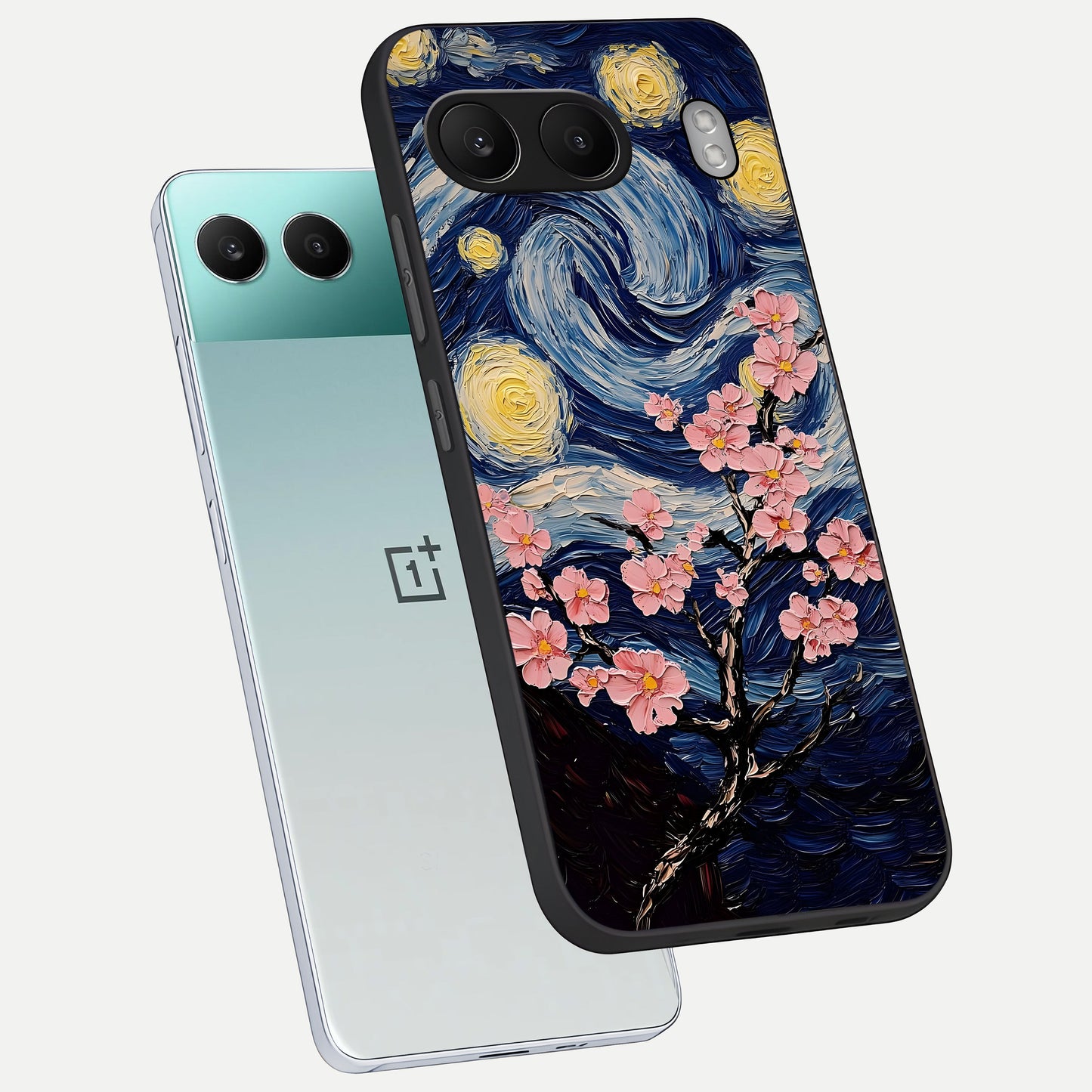  Van Gogh Scenery phone case For Oneplus Nord 4 showing premium glass back cover with detailed artwork