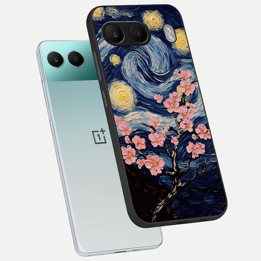  Van Gogh Scenery phone case For Oneplus Nord 4 showing premium glass back cover with detailed artwork