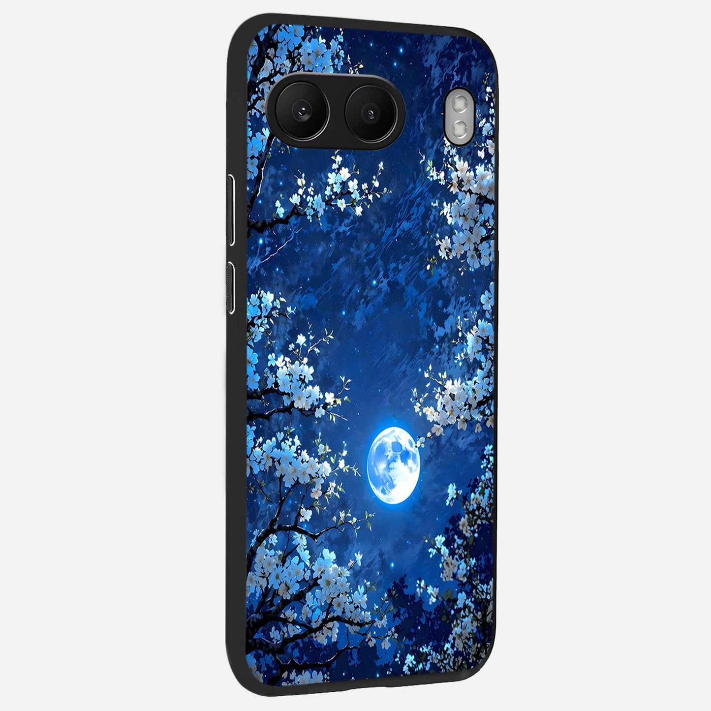 Blossom Moonlight Sky back cover For Oneplus Nord 4 slim fit glass case with vibrant aesthetic design