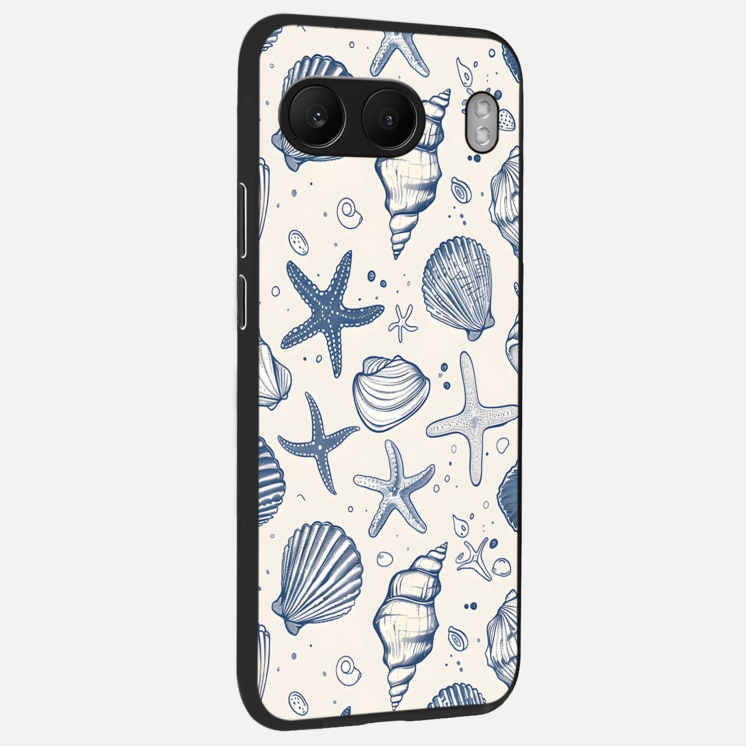  Blue Ocean Outline back cover For Oneplus Nord 4 slim fit glass case with vibrant aesthetic design