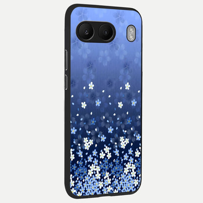  Blue Starry back cover For Oneplus Nord 4 slim fit glass case with vibrant aesthetic design