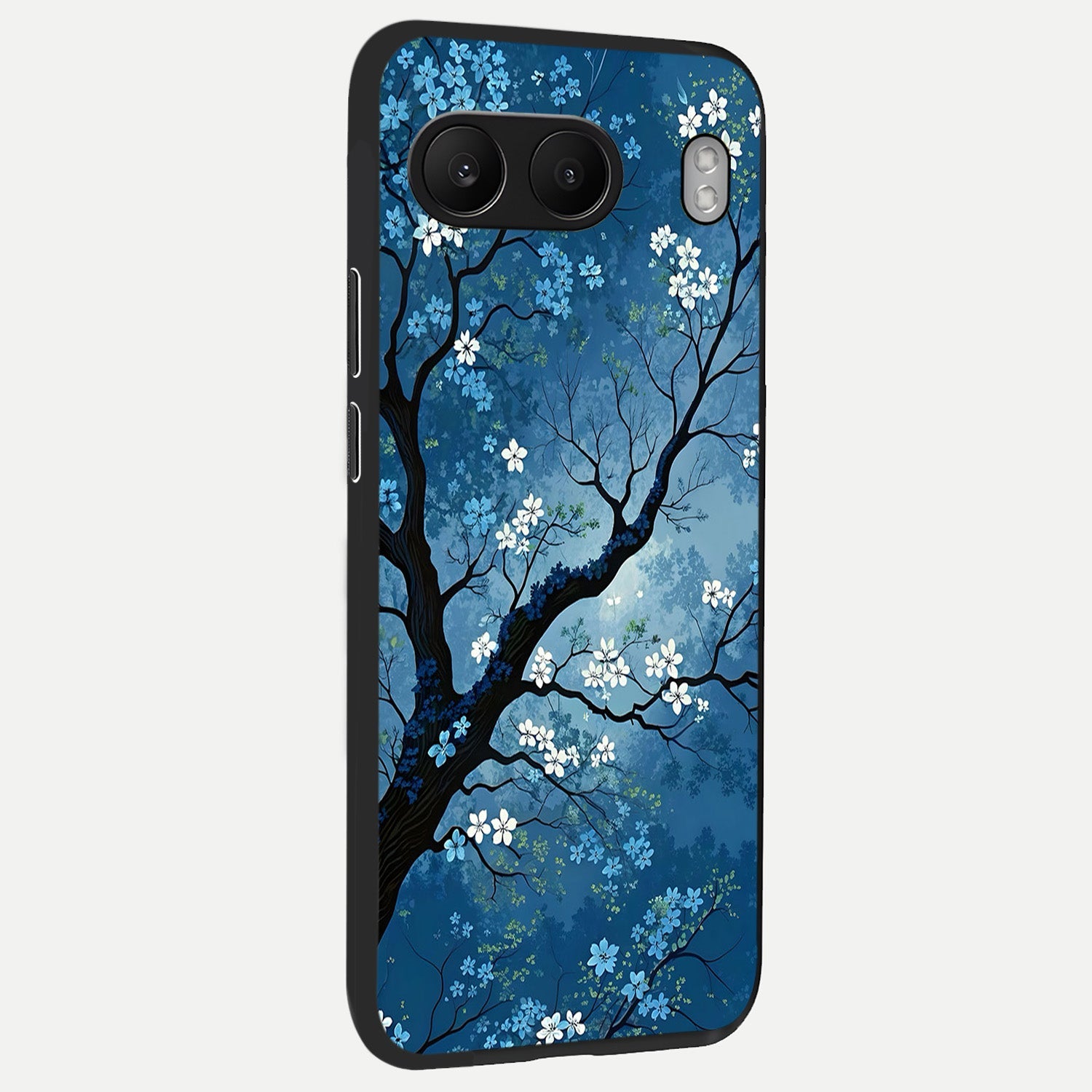  Blue Tree Serenity back cover For Oneplus Nord 4 slim fit glass case with vibrant aesthetic design