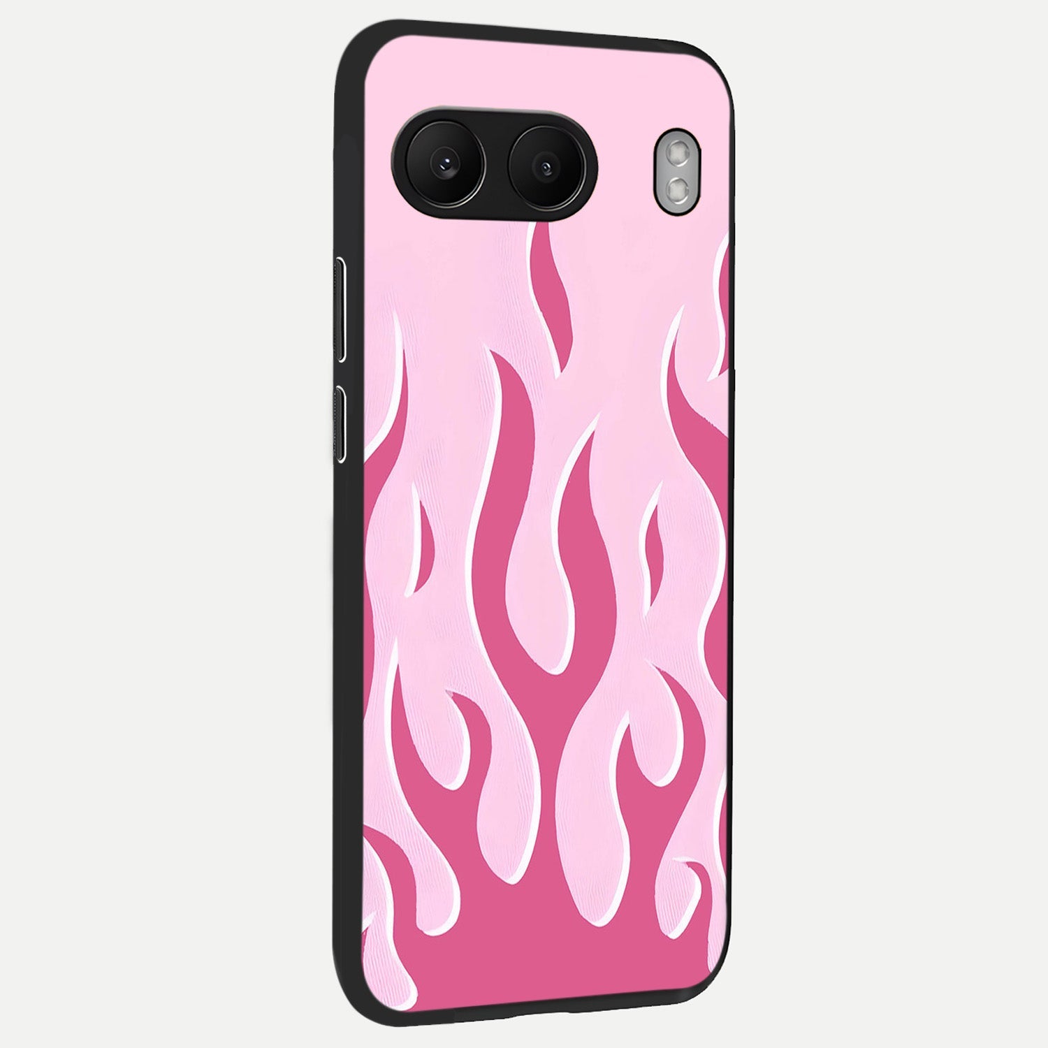  Blush Flame Energy back cover For Oneplus Nord 4 slim fit glass case with vibrant aesthetic design
