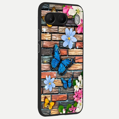  Brick Bloom Flight back cover For Oneplus Nord 4 slim fit glass case with vibrant aesthetic design