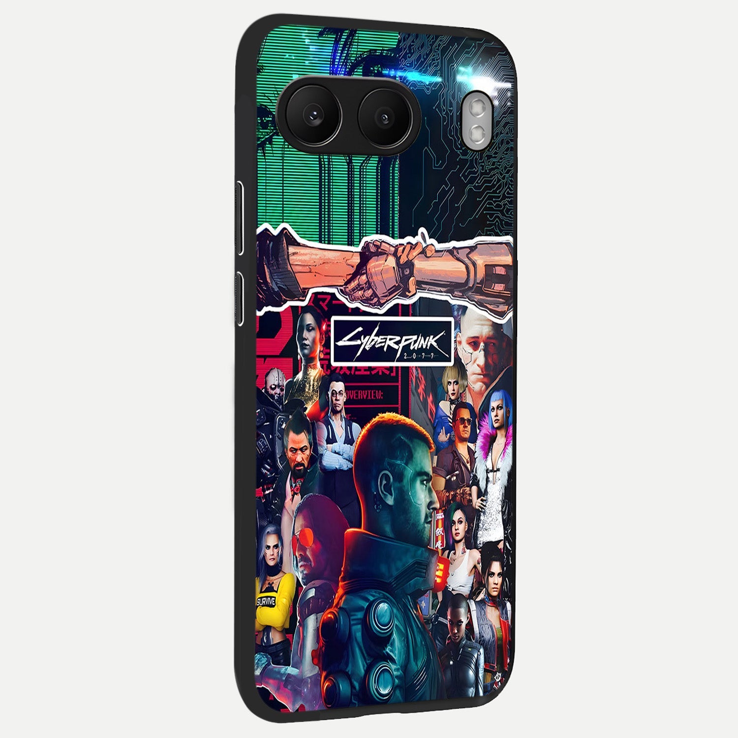  CYBERPUNK Legacy back cover For Oneplus Nord 4 slim fit glass case with vibrant aesthetic design