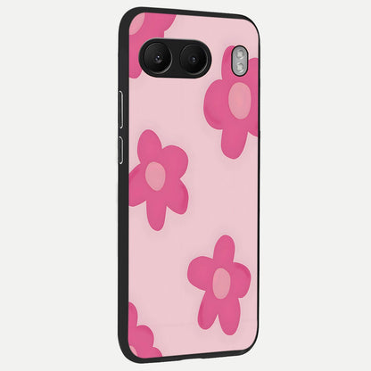  Candy Bloom Dreams back cover For Oneplus Nord 4 slim fit glass case with vibrant aesthetic design