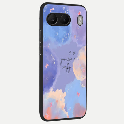  Celestial Cloud Magic back cover For Oneplus Nord 4 slim fit glass case with vibrant aesthetic design