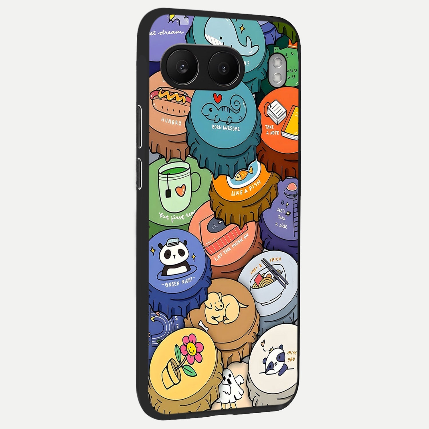  Coins Patterns back cover For Oneplus Nord 4 slim fit glass case with vibrant aesthetic design