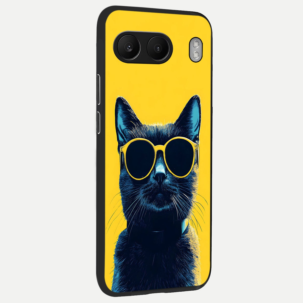  Cool Cat Vibes back cover For Oneplus Nord 4 slim fit glass case with vibrant aesthetic design