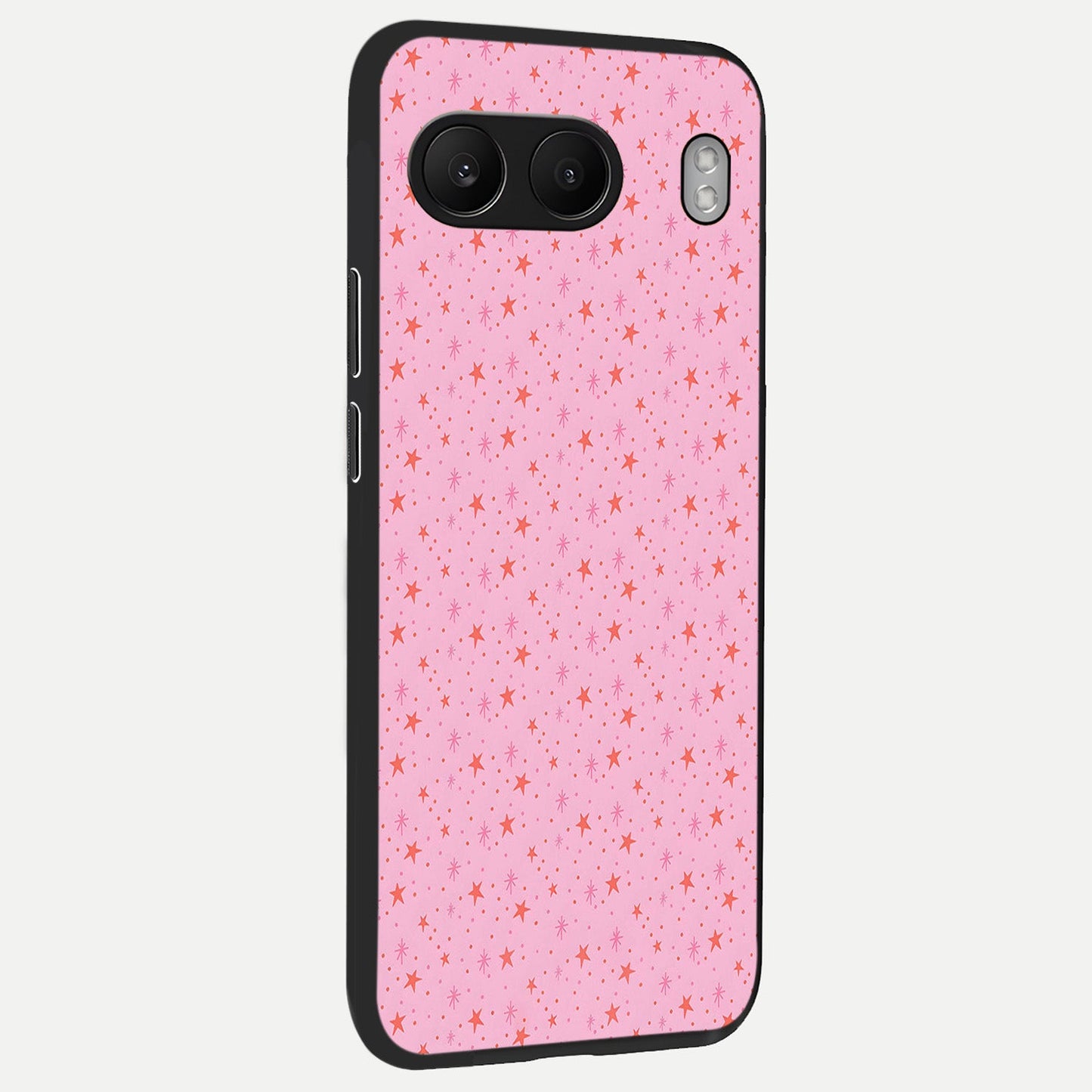  Cosmic Pink Sparkle back cover For Oneplus Nord 4 slim fit glass case with vibrant aesthetic design