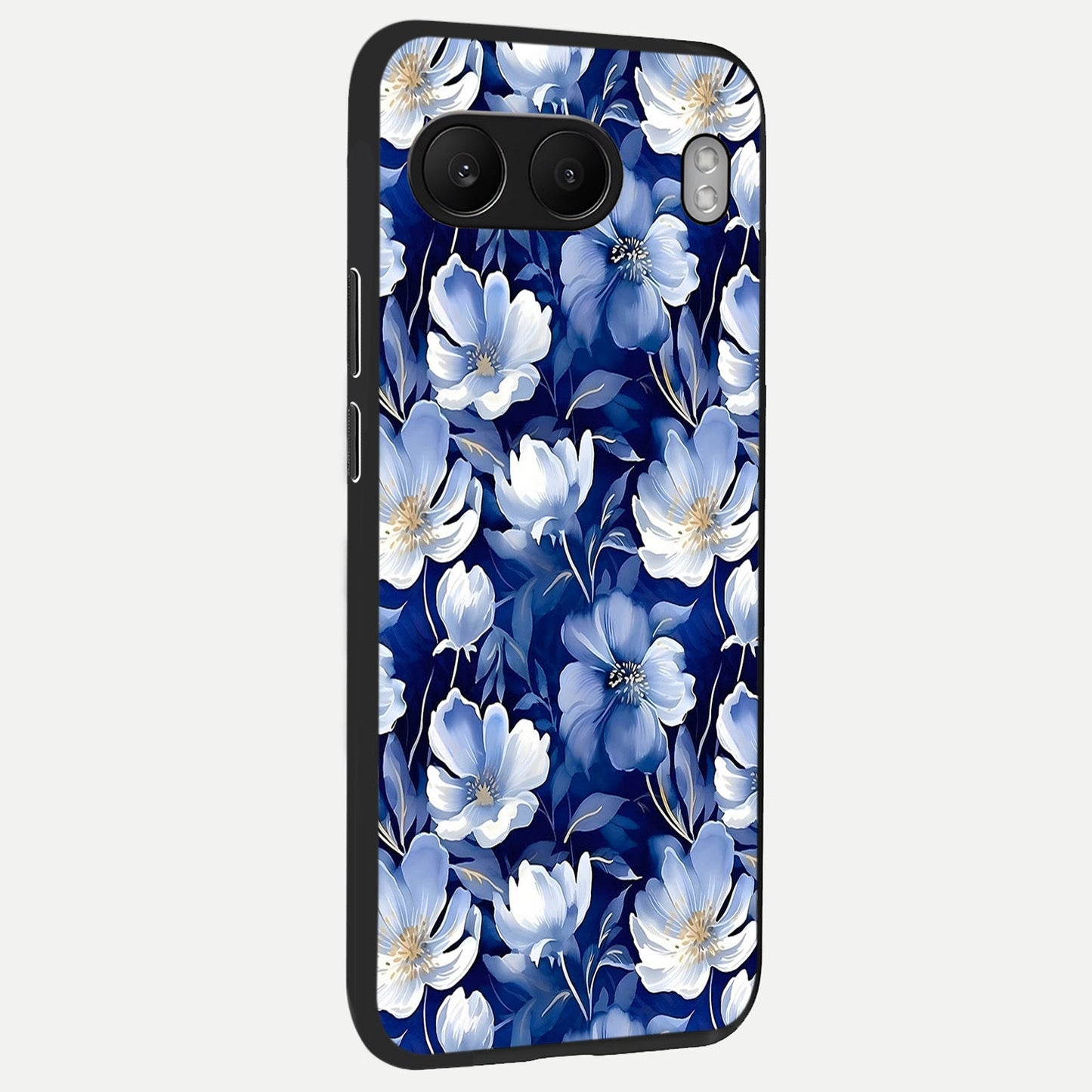  Cute Floral Patterns back cover For Oneplus Nord 4 slim fit glass case with vibrant aesthetic design