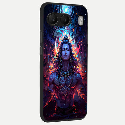  Divine Fire Shiv back cover For Oneplus Nord 4 slim fit glass case with vibrant aesthetic design